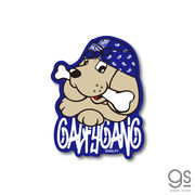 GALFY バンダナ 青 ステッカー ダイカット ガルフィー ファッション ストリート 犬 不良 ブランド GAL011