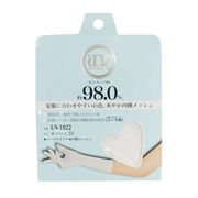 【訳あり】UVカット手袋　メッシュ33　オフホワイト　箱/ケース売　120入