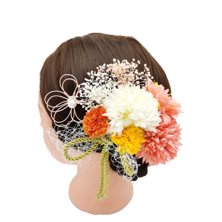 髪飾り ヘアアクセサリー 9点セット 浴衣 結婚式 成人式 七五三 卒業式 ...