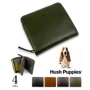 全4色　Hush Puppies ハッシュパピー リアルレザー バイカラー 二つ折り財布 ショートウォレット