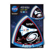 NASAステッカー Astro-1 ロゴ エンブレム 宇宙 スペースシャトル NASA004 グッズ
