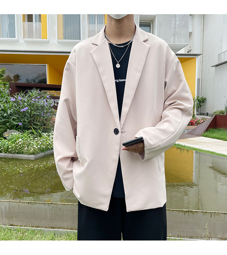 オシャレに体型カバー カップル ゆったりする カジュアル スーツ コート 韓国語版