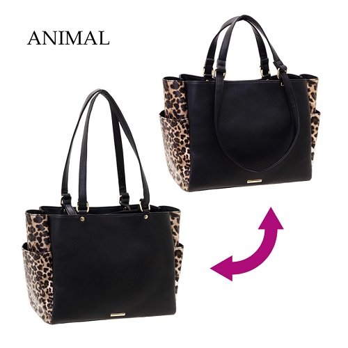 ♡ レオパード バック Leopard print pony tote shoulder bag ユニセックス男女兼用
