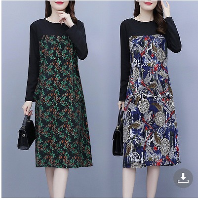 大きいサイズl 5xl 秋冬新作 ファッション 人気ワンピース ブルー グリーン2色展開 Watsons Biz Id