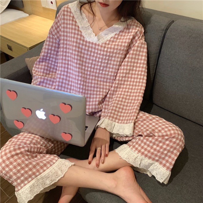 【Women】韓国風レディース服 レディース　オシャレ 　パジャマ　セットアップ