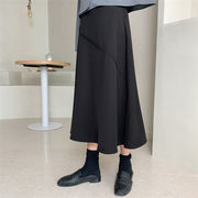 ワンランク上のコーデになる スカート シンプル 女性 ハイウエスト スリム 気質 Aラインスカート