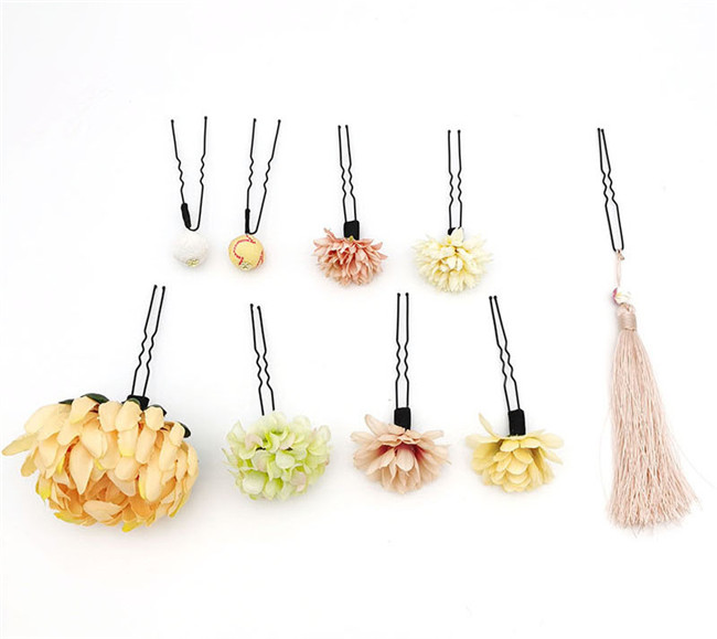 きょんかよ様専用。つまみ細工 金魚♡髪飾り ヘアクリップ 滑り止め