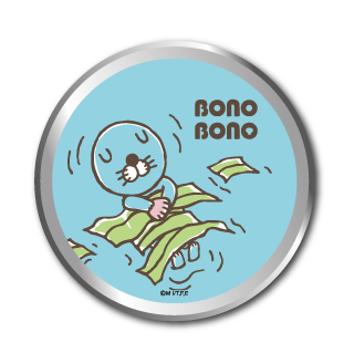 ぼのぼのフレークステッカー ぼの缶 夏 5枚入り ぼのぼの BONOBONO LCC015 アニメ キャラクター グッズ