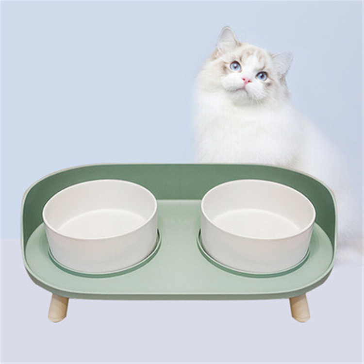 猫 食器 犬  餌 入れ 台 ペット 用 の お 皿「全品2個で5オフ」フードボウル  陶器 食べやすい 斜め ご飯 容器