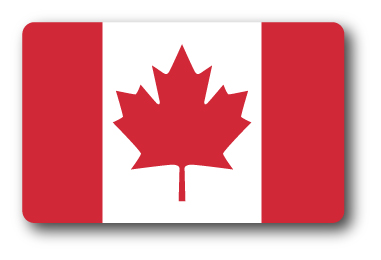 SK214 国旗ステッカー カナダ CANADA 100円国旗 旅行 スーツケース 車 PC スマホ