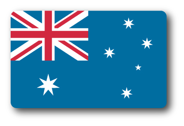 SK212 国旗ステッカー オーストラリア AUSTRALIA 100円国旗 旅行 スーツケース 車 PC スマホ