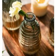 小さな花瓶 自宅 装飾 レリーフ ガラス リビングルーム エレガント クリエイティブ