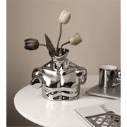 ボディーアート フラワーアレンジメント セラミック 花瓶 リビングルーム 装飾