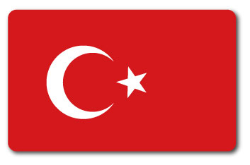 SK247 国旗ステッカー トルコ TURKEY 100円国旗 旅行 スーツケース 車 PC スマホ