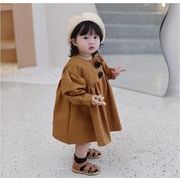 秋 韓国 春 子供服赤ちゃんコート服 長袖 コート赤ちゃん復古する森