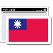SK195 国旗ステッカー 台湾 Taiwan 国旗 PC スマホ スーツケース