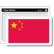 SK185 国旗ステッカー 中国 China 国旗 PC スマホ スーツケース