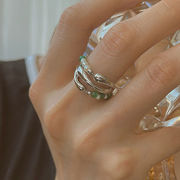 リング　指輪　アクセサリー　パール　金属　韓国ファッション　オシャレ