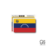 国旗ステッカー ベネズエラ VENEZUELA 100円国旗 旅行 スーツケース 車 PC スマホ SK505