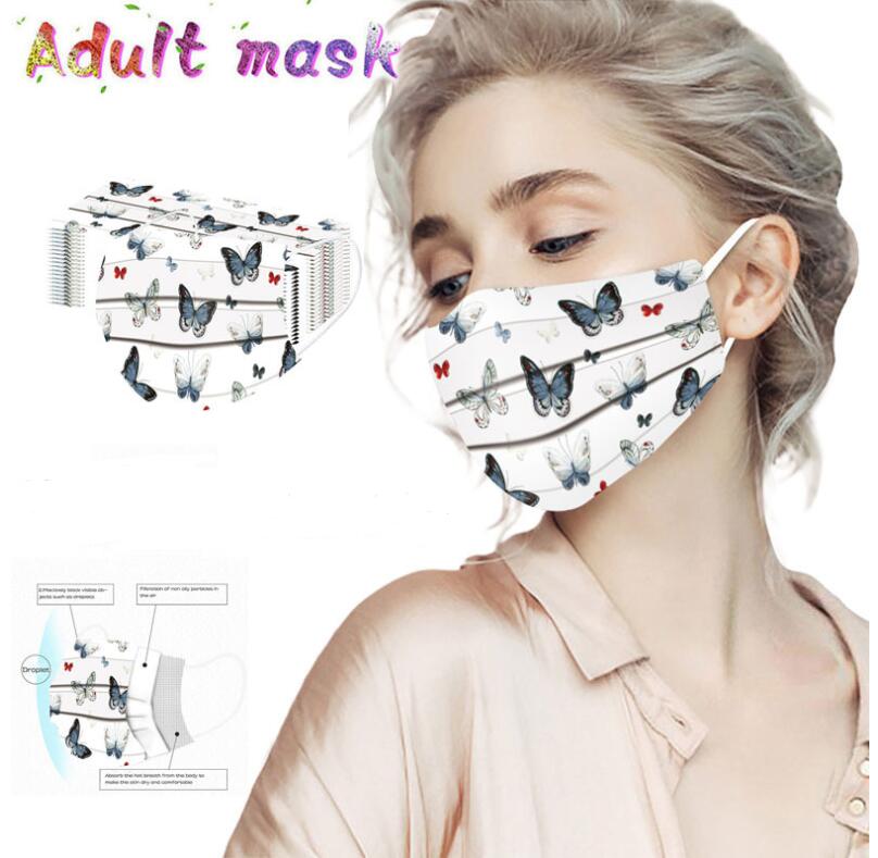 不織布マスク 大人マスク　男女兼用マスク 　使い捨てマスク3層保護 春夏マスク