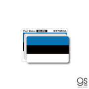 国旗ステッカー エストニア ESTONIA 100円国旗 旅行 スーツケース 車 PC スマホ SK498 グッズ