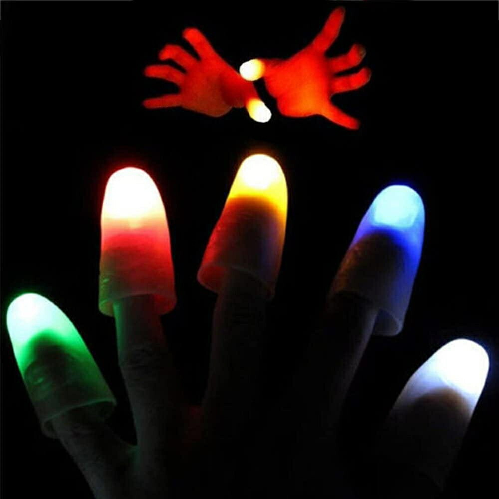 玩具 マジック 光る指 2本セット フィン / おもちゃ 手品 イベント パーティー