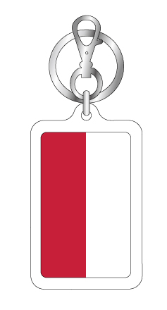 【選べるカラー】ポーランド POLAND KSK470 国旗キーホルダー 旅行 スーツケース