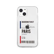 dparks ソフトクリアケース for iPhone 13 mini Paris DS2