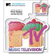 MTV ロゴステッカー ダブルアイスクリーム 音楽 ミュージック アメリカ 人気 LCS346 グッズ