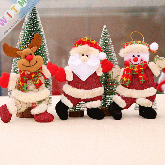 Christmas限定 チャーム 玩具 おもちゃ クリスマス トナカイ サンタ 雪だるま ツリー飾り ショーウインドー