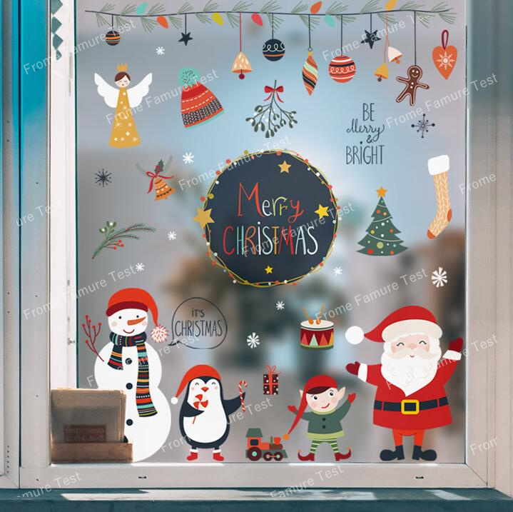 クリスマス 飾り 静電ステッカー 剥がせる 静電気シール 壁飾り 小物
