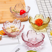 定番 さくら ガラス 小皿 家庭用 サラダボウル ドライフルーツプレート 4点セット 大人気