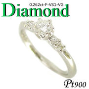 1-2110-08018 IDA  ◆ 婚約指輪（エンゲージリング） Pt900 プラチナ リング ダイヤモンド 0.262ct