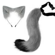 激安　ファッション雑貨　クスプレ　尻尾　耳　カチューシャ　飾り物