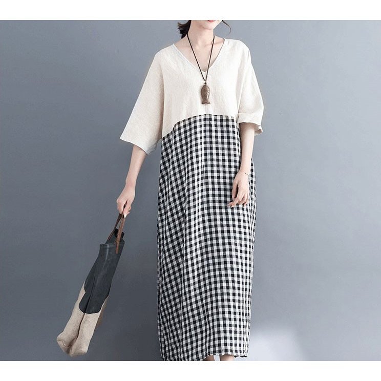 ワンピース レディース 夏 半袖 リネンワンピース マキシ丈 ハワイアン 大きいサイズ春 アパレル 個人事業主 グッズワン 問屋 仕入れ 卸 卸売の専門 仕入れならnetsea