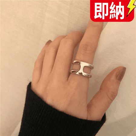 【200円セール】【日本在庫　即納！】金アレ対応素材　S925コーティング   リング   指輪