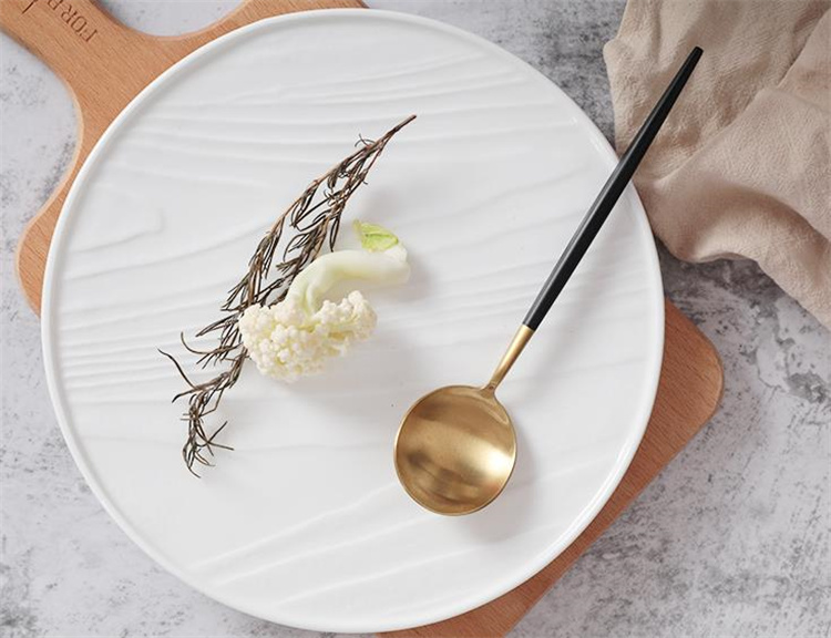 センスアップ INSスタイル 陶磁器 ベーキング 食器 丸皿 冷皿 寿司 平板 木目 洋食 ステーキ
