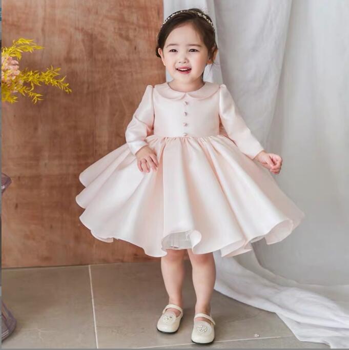 女の子のドレス1歳のプリンセスドレスふわふわの誕生日のホストコスチューム女の子のプリンセスドレス