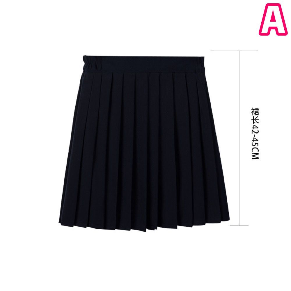 中学生　スカート 