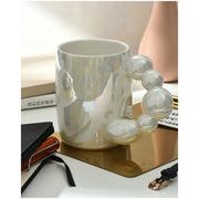 クーポン適用でお得に  セラミックカップ ひょうたん カラフル 真珠釉薬 取っ手 マグカップ 飲用カップ