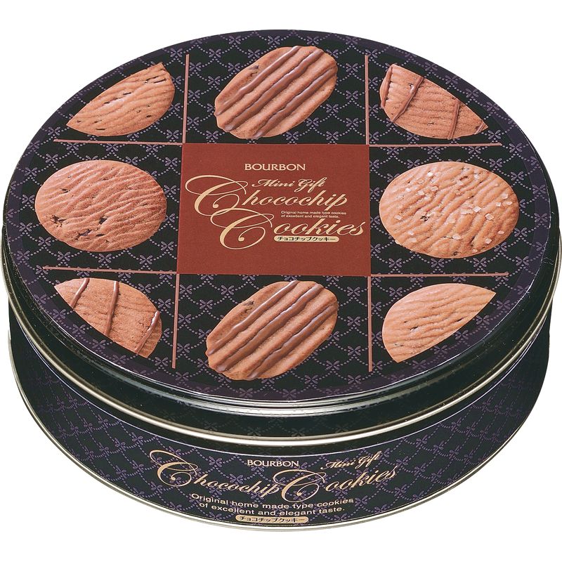 （季節限定 ～3月）ブルボン ミニギフトチョコチップクッキー缶