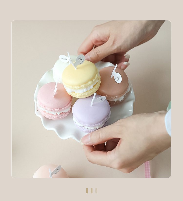 candle マカロン 蝋燭 ローソク アロマキャンドル フレグランス