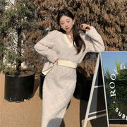 秋冬物 韓国 2点セット 女性らしい 新作 ファッション やさしい風 バーカー スカート