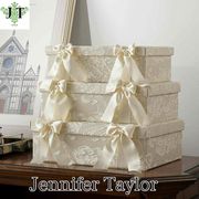 Jennifer Taylor ジェニファーテイラー ボックス 3個セット・Leone WH レオーネ ホワイト