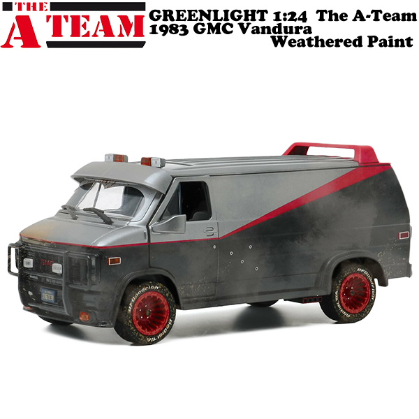 1:24 THE A-TEAM 1983 GMC VANDURA WEATHERED【特攻野郎Aチーム