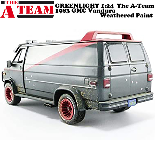 1:24 THE A-TEAM 1983 GMC VANDURA WEATHERED【特攻野郎Aチーム