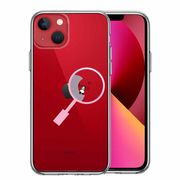 iPhone13mini 側面ソフト 背面ハード ハイブリッド クリア ケース よく見たら パンダ トレーニング中!