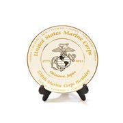 【エルエーデポ】 米軍 USMC 海兵隊　2013年　記念 プレート　皿　MARINE　インテリア　アメリカン雑貨