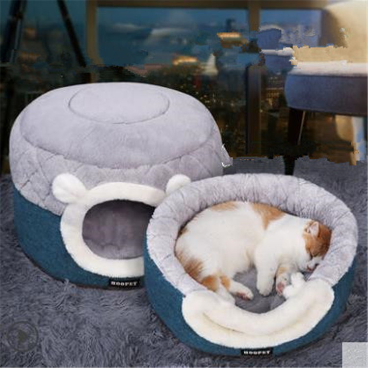 オシャレ度UPデザインセンス 猫 用品 四季 ユニバーサル 暖かい ペット取り外し可能で洗える猫の部屋