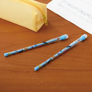 ピアノライン ロケット式鉛筆(消しゴム付き)
